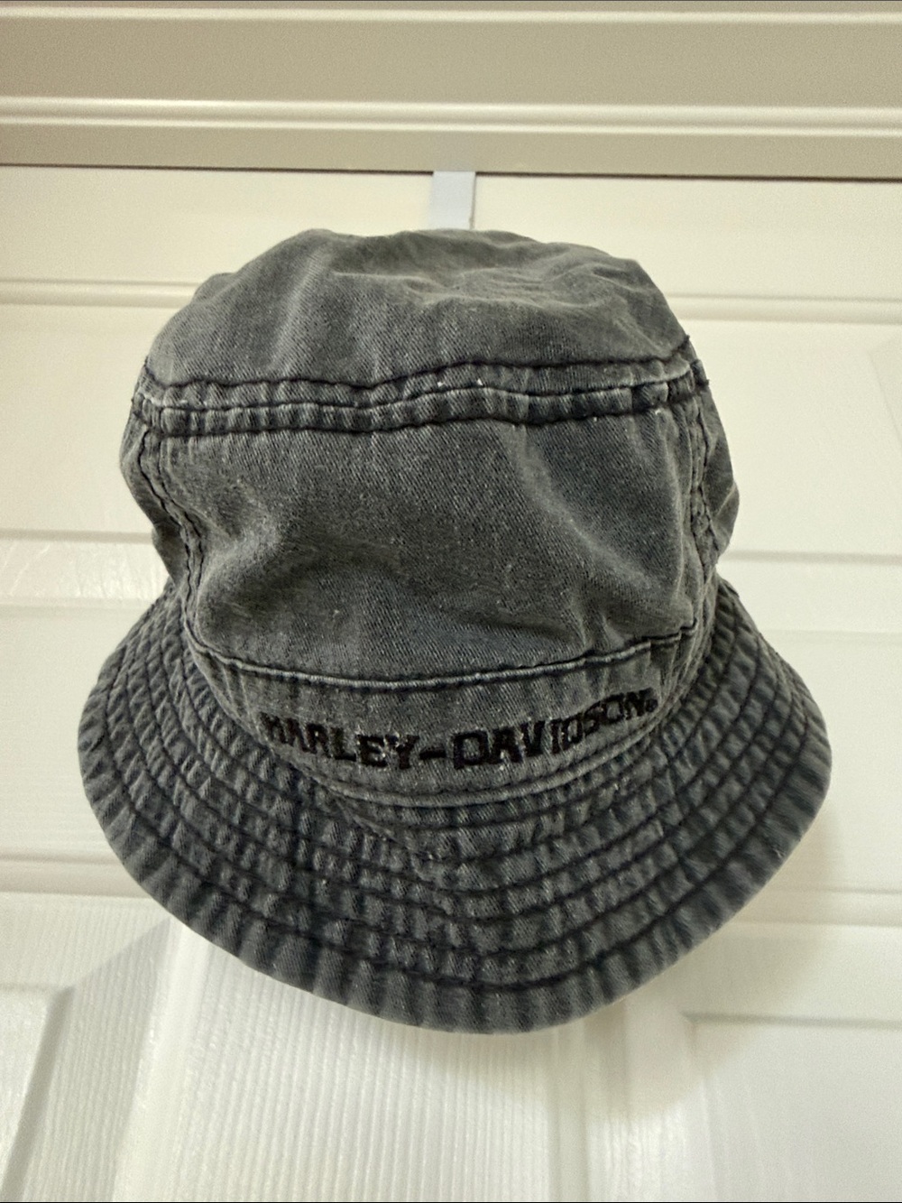 Harley-Davidson Charcoal Gray Washed Bucket Hat